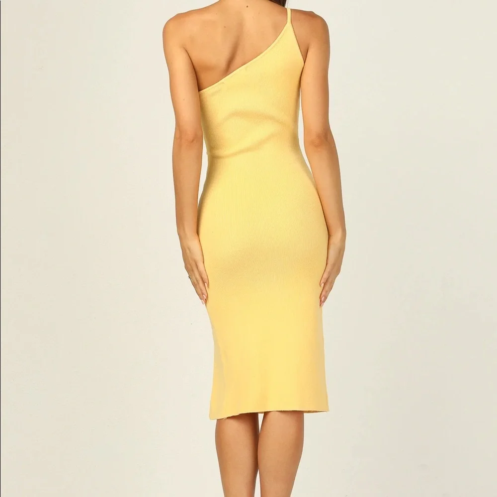 Runway Scout Knit Ribbed Dress - Picture 5 of 6